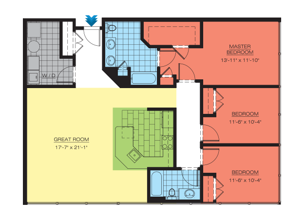 Apartment floor plan